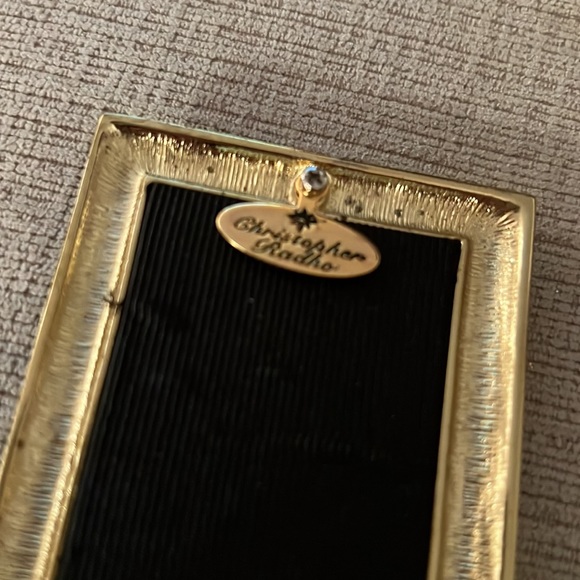 Christopher Radko 2”x3”Mini Holiday Frame Teddy Bear...